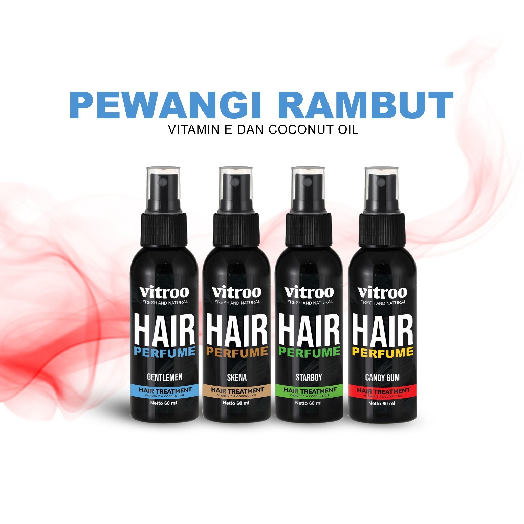 Vitamin Rambut Hair Parfume Spray Pewangi Perawatan Rambut Pria Hair Styling