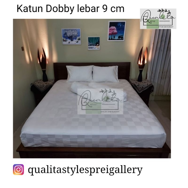 Sprei Dobby Kotak 180 X 200 X 35