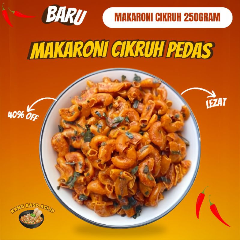 

Makaroni cikruh pedas 250gram