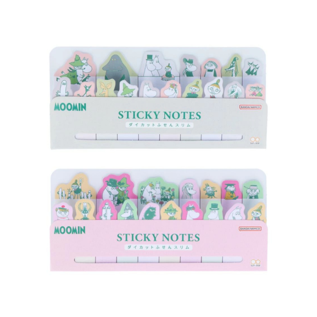 

Sticky Note Moomin 80th Anniversary Penanda Halaman Memo Kecil Bookmark Limited Edition