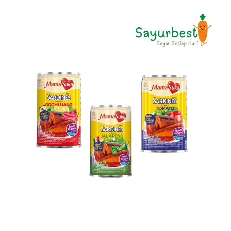 

Mama Suka Sarden Sardines 155gr