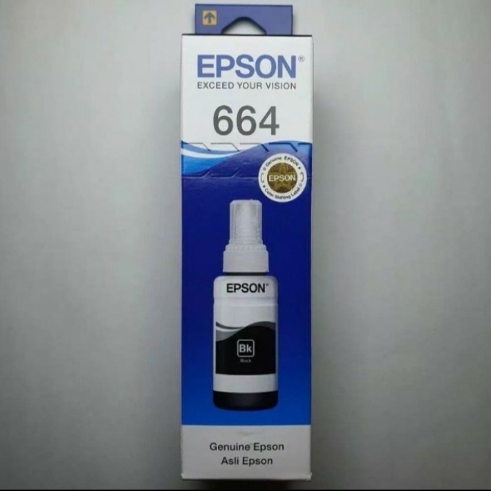 Tinta Epson 664 Original For-L100/L110/L120/L200/L220 - Hitam