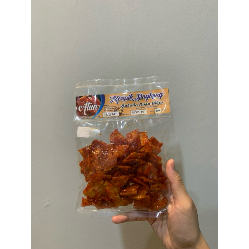 

KERIPIK SINGKONG BUMBU 100 GRAM QRIPIK TASIKMALAYA / KERIPIK CIKUR / KERIPIK HONJE / KERIPIK BALADO RASA CIKUR / KERIPIK ATUN / KERIPIK CEMILAN TASIK / CEMILAN SINGKONG / CEMILAN RASA CIKUR / CEMILAN RASA HONJE / CEMILAN BALADO