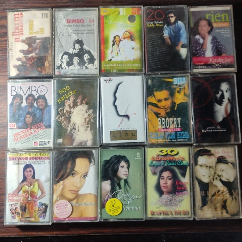 Cassette Tape Kaset Pita Krisdayanti, Paramitha Rusady, Rossa, Rafika Duri, Broery Marantika, Dewi Y