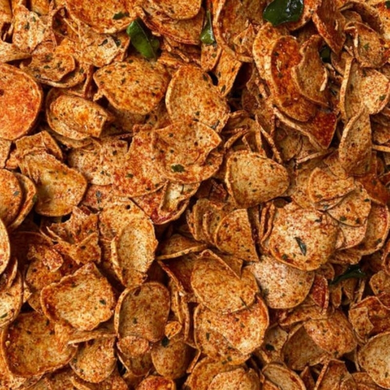 

BASRENG PIPIH KRIUKK RENYAH GURIH EXTRA PEDAS DAUN JERUK HOMEMADE KEDAI TH AYU (Beli 3 Free 1 khusus pembelian 150gr)