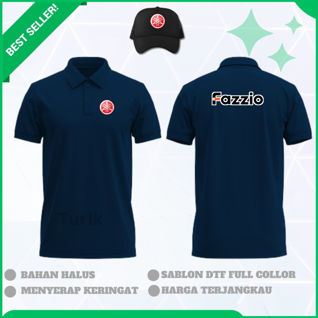 Baju Yamaha Fazzio Poloshirt Fazzio Custom