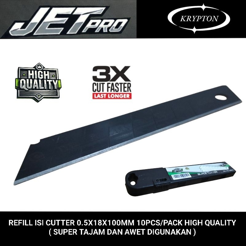 

JETPRO Refill isi cutter 0.5x18x100mm 10pcs/pack high quality