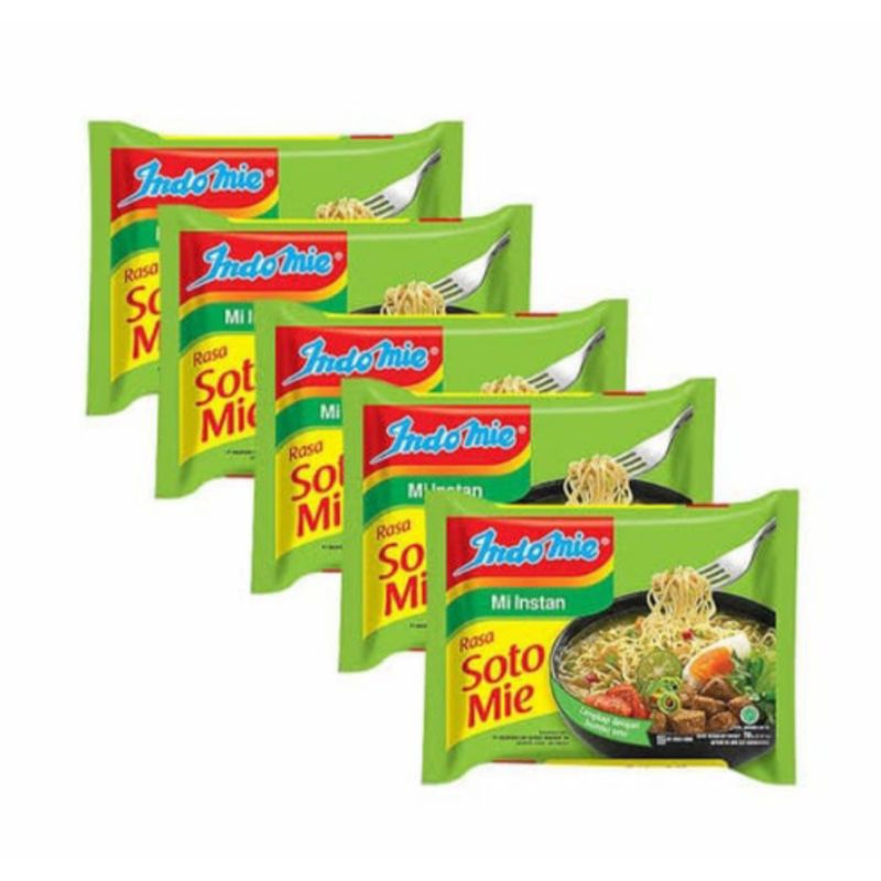 

Indomie isi 5 pcs Rasa Soto mie