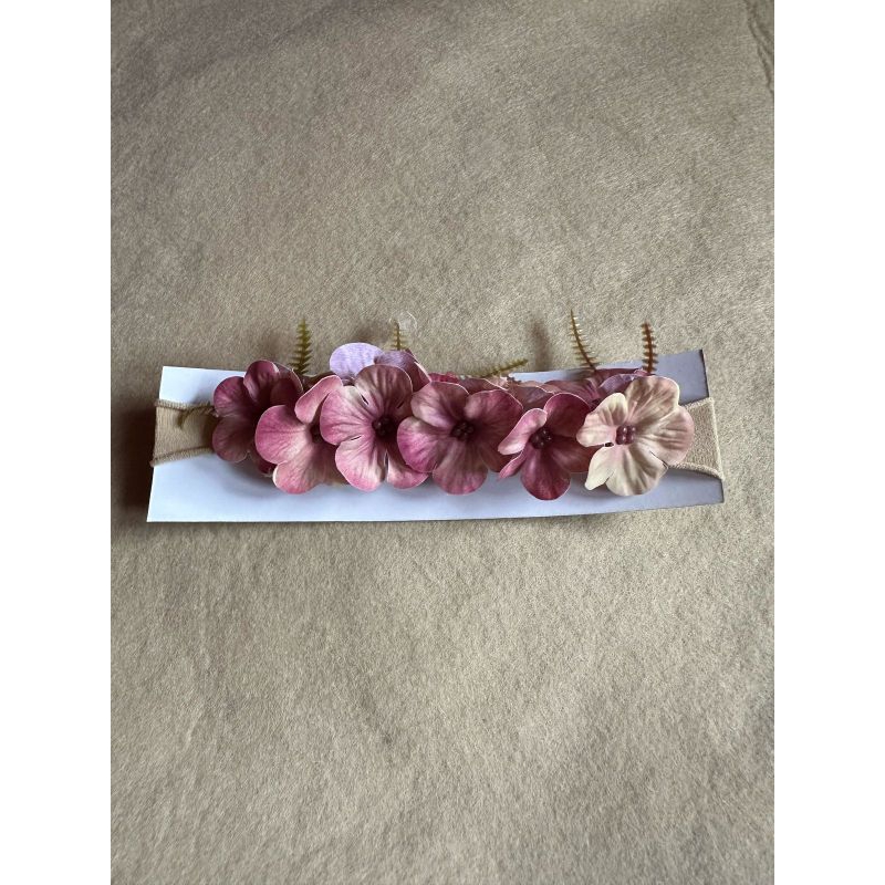 BANDO FLOWER CROWN/ MAHKOTA BUNGA BAYI HANDMADE BANDO BAYI BARU LAHIR PROPERTI FOTO