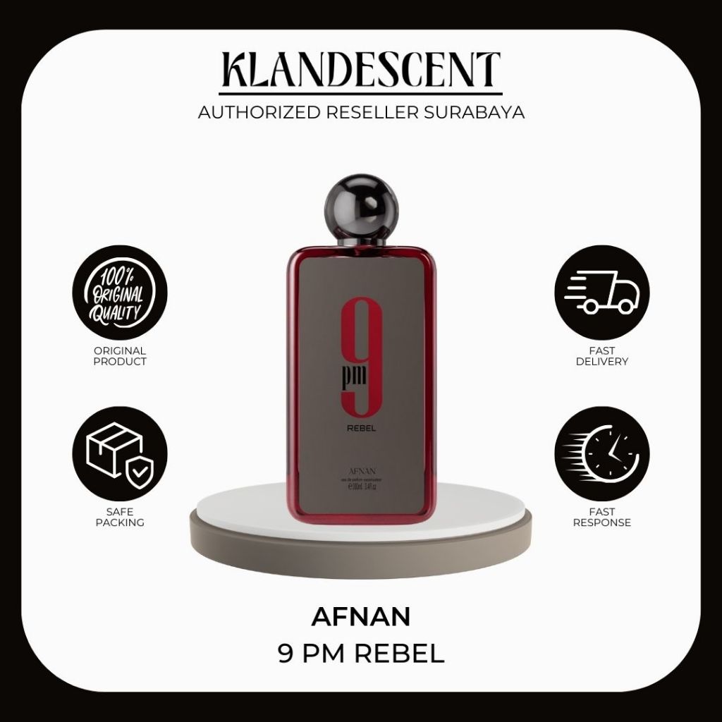 Afnan Perfume | Afnan 9 PM Rebel | EDP 100ML
