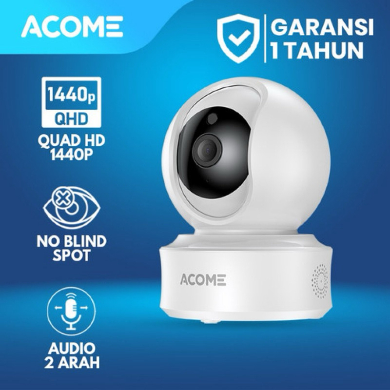 ACOME Smart CCTV APC03 Smart WiFi Pan Tilt Camera 4MP, CCTV ACOME APC03 Smart WiFi CCTV.
