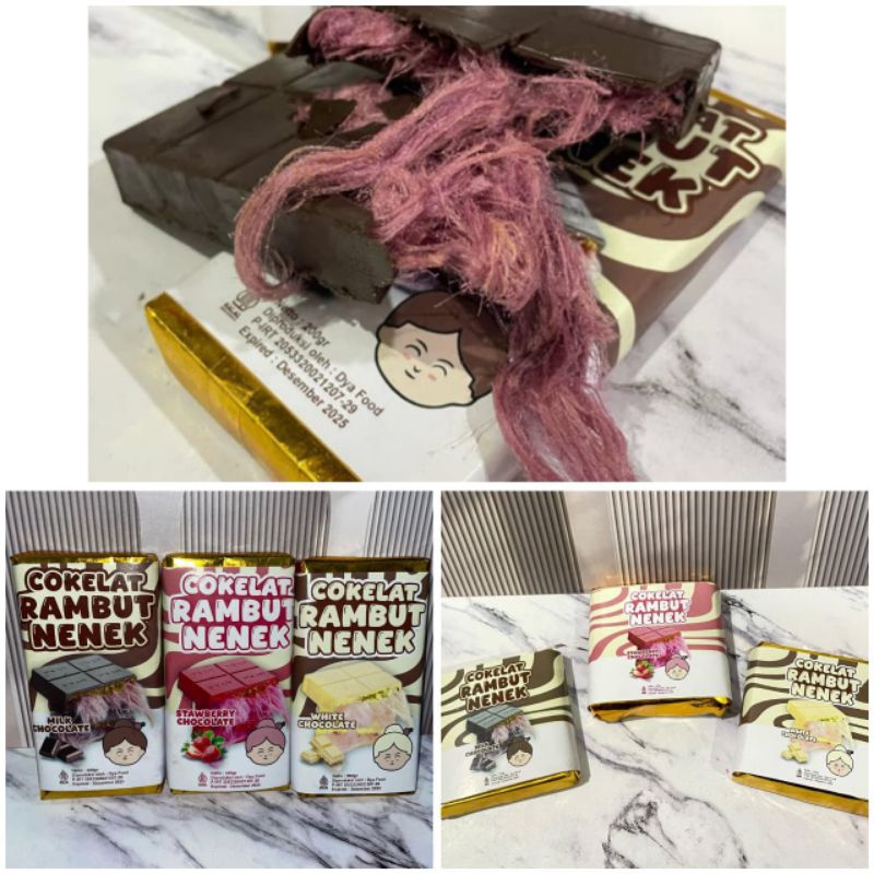 

Cokelat Rambut Nenek 125gr BUY ONE GET ONE (2pcs)