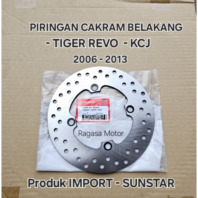 Piringan Disc Cakram Belakang Honda TIGER REVO Standar