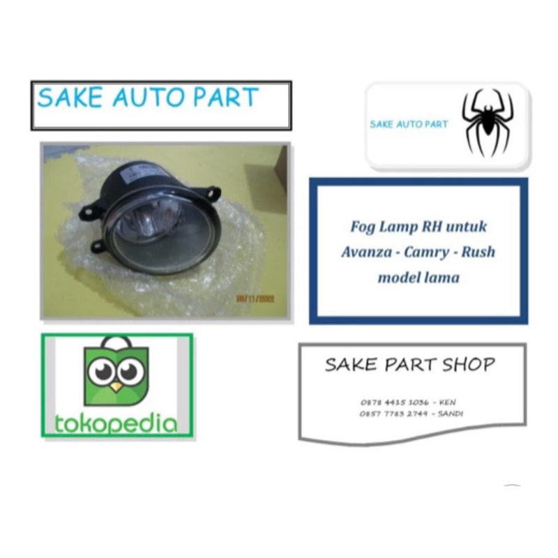 Fog Lamp RH AVANZA,CMARY MODEL LAMA - ASESORIS GP