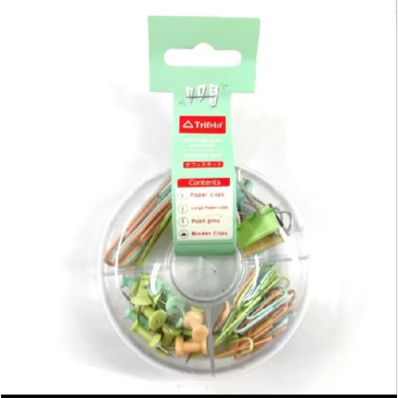 

CLIP SET/PERLENGKAPAN KANTOR SET TRIFELO TF-OK 188