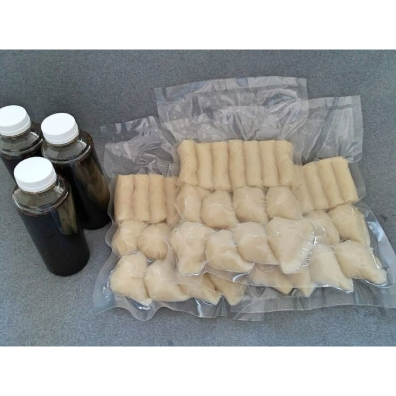 

Pempek asli 100% tenggiri ISI 10pcs/25k