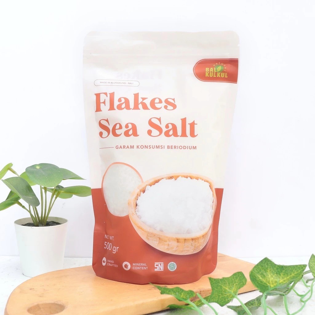 

Sea Salt Flakes 500gr – Garam Laut Serpih – Bali Kulkul
