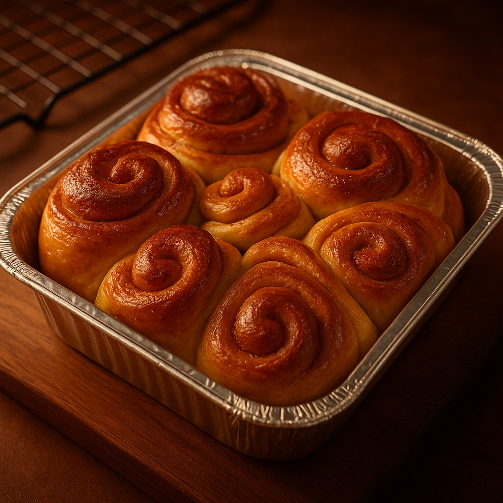 

Roti Candi atau Roti Cinnamon Roll Original