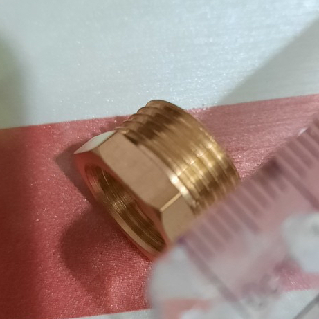 PENGUBAH UKURAN DRAT OTOMATIS SANYO SHIMIZU PANASONIC 3/8 x 1/4 Besar ke kecil  - kecil ke besar /V 