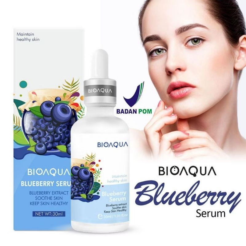 MORYMONY -[ BPOM ] BIOAQUA SERUM WONDER ESSENCE BLUEBERRY LIGHTENING / SERUM WAJAH