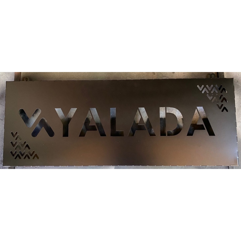 Papan Nama Berbahan Plat Besi/Mild Steel - Custom