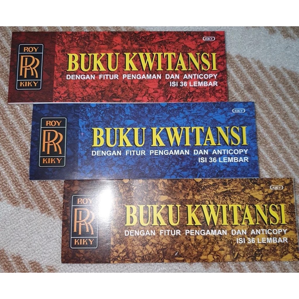 

KWITANSI KECIL KIKY ISI 36 LEMBAR/50 LEMBAR