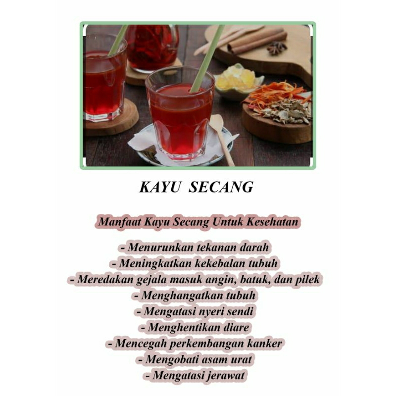 

Kayu Secang Asli Kering – Herbal Alami Minuman Tradisional | Kemasan Pouch 25gr