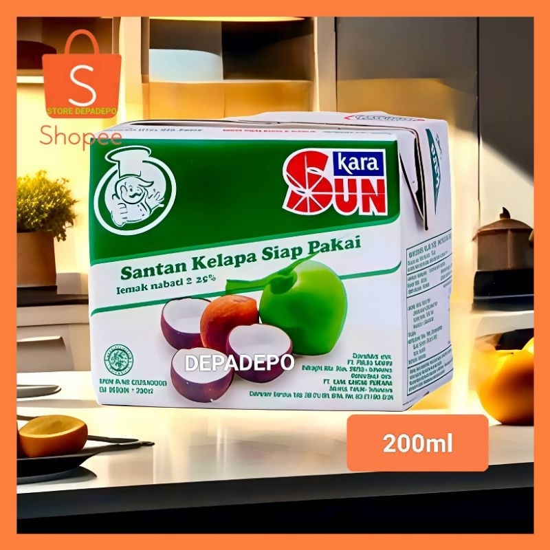 

Santan Sun Kara 200ml – Santan Kelapa Cair Instan Asli untuk Masak & Kue