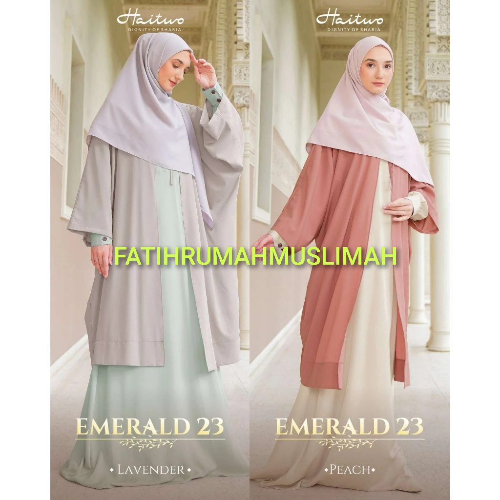 HAITWO / GAMIS DEWASA / GAMIS EMERALD 023 / EMERALD 023 / HAITWO
