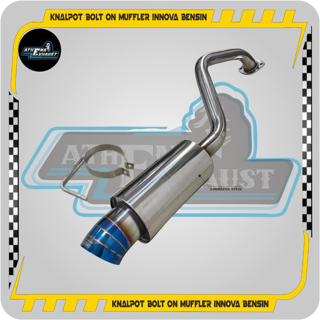 KNALPOT BOLT ON MUFFLER INNOVA BENSIN - INNOVA REBORN BENSIN