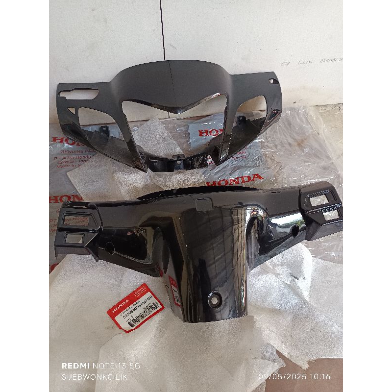 53205-KPH-720FMB batok depan belakang honda karisma 125 cakram hitam original AHM
