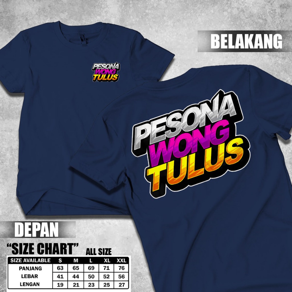 Kaos PESONA WONG TULUS Pakaian Pria & Wanita Cowo Cewe BRAND LOKAL PRIDE 32 Racing - fashion_ok - Cl