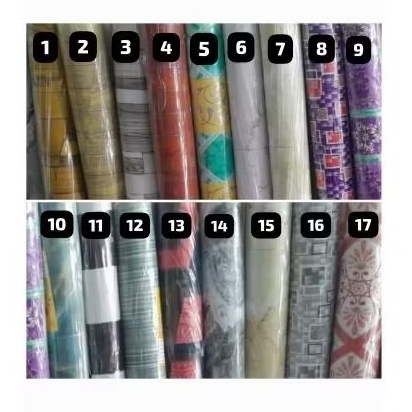KARPET PLASTIK LANTAI  VINYL 1 ROLL (17 meter) / TAPLAK MEJA