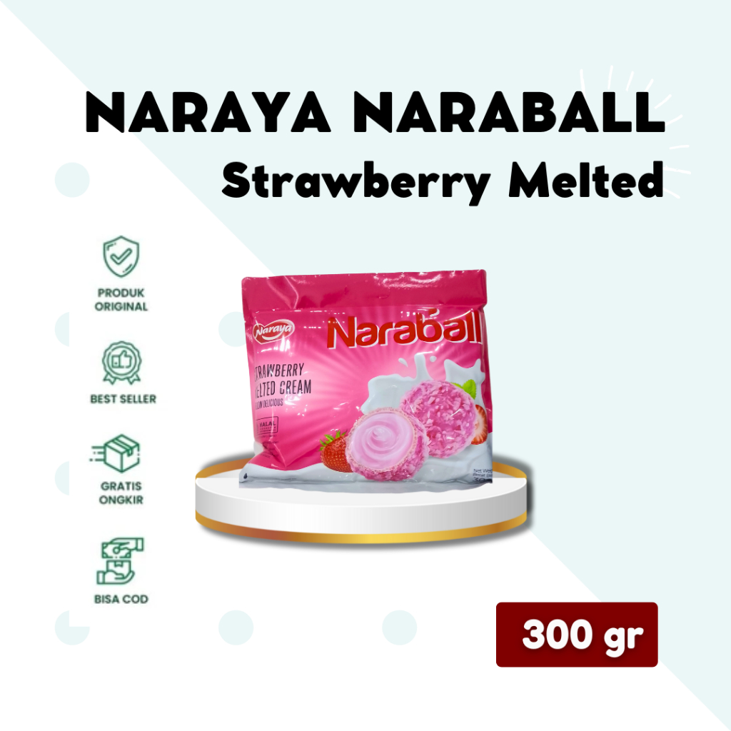 

Naraya Naraball Strawberry Melted Cream 300g