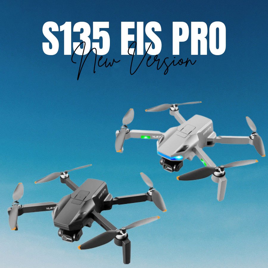Drone RC Drone S135 EIS Pro GPS 8K Profesional Drone Terbaru
