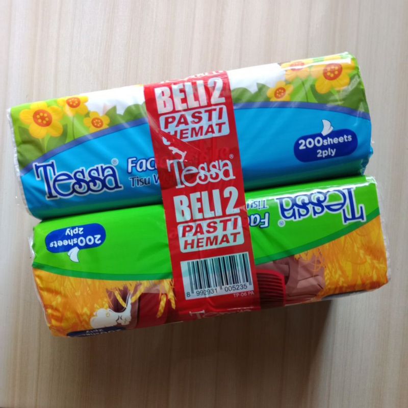 Tissue Tessa 200 sheets bundle 2 pcs