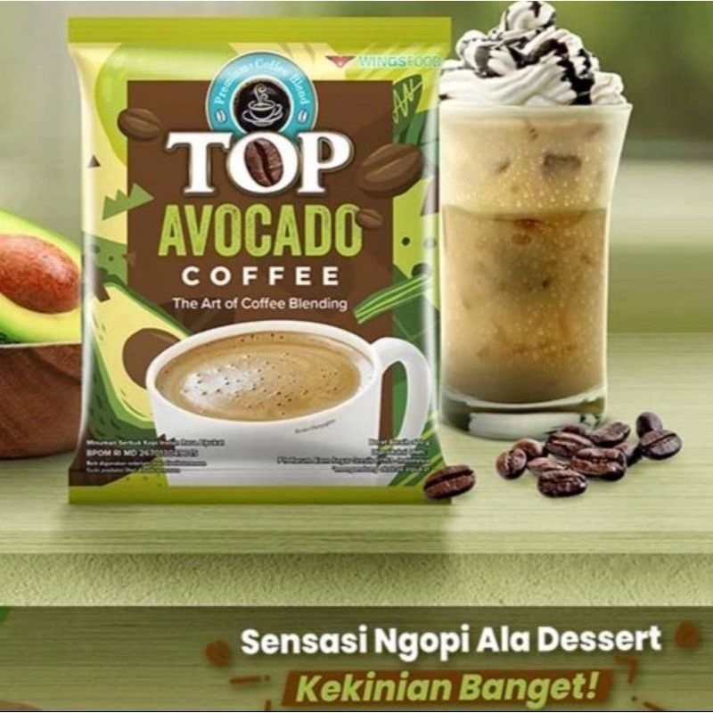 

Kopi Top Avocado 25 gram 10 pcs bonus nya 5