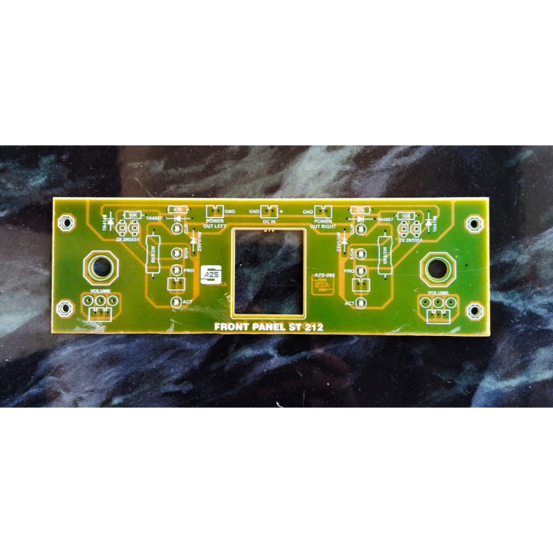 PCB Front Panel Stulous Series Panel Depan Box ST 212 Power Amplifier