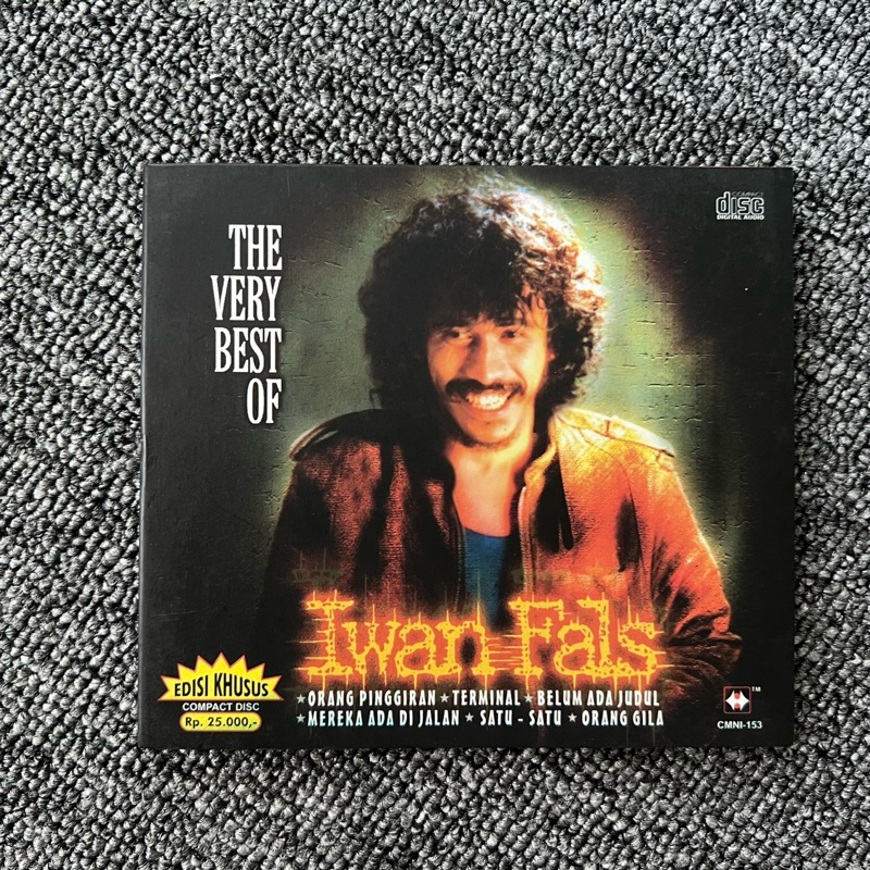 CD musik original THE VERY BEST OF IWAN FALS