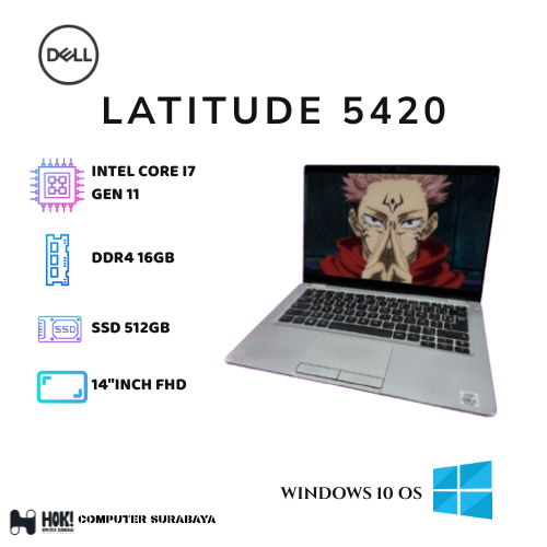Laptop DELL Latitude 5420 I7 Gen 11 RAM 16GB SSD 512GB