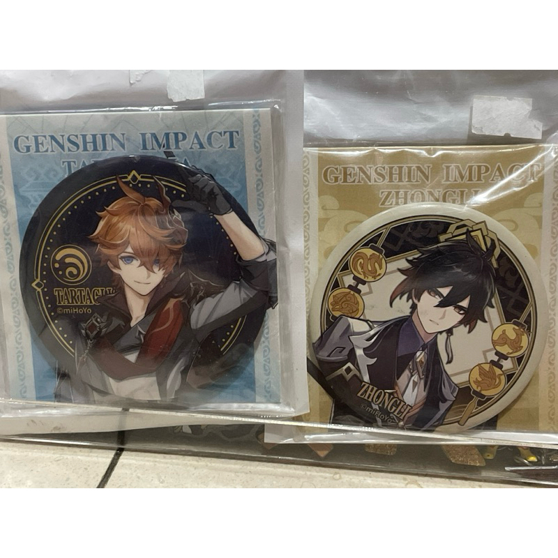 Genshin Impact Official Pin Badge 7,5 cm Zhongli, Childe / Tartaglia