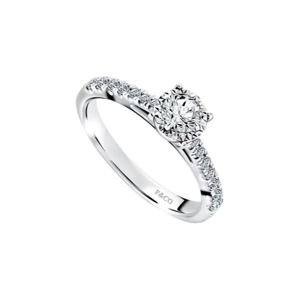 Frank & co. Timeless Hera Ladies Ring | Cincin Berlian Wanita Emas Asli 18K Elegan & Mewah