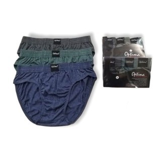 CD / Celana Dalam Pria Optima 1938 Hitam [3pcs]