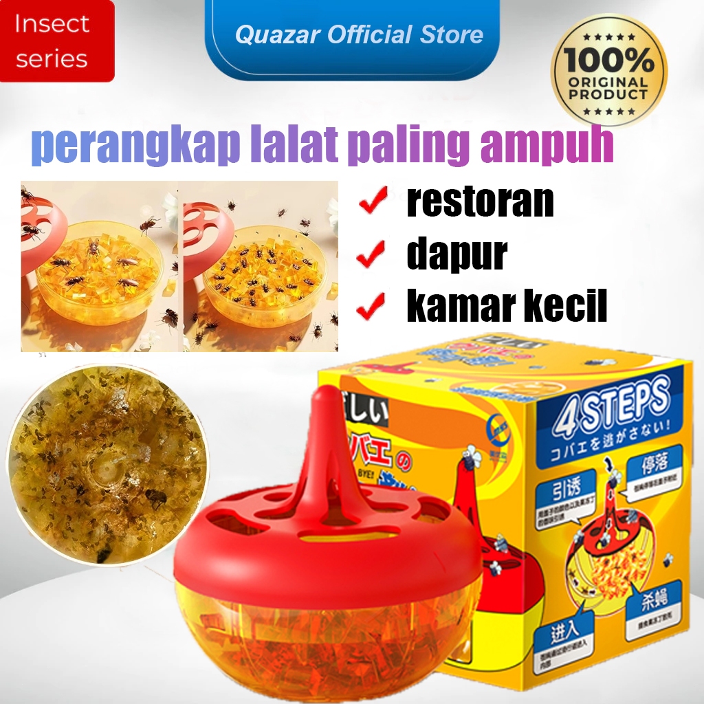 Quazar Racun Lalat Pembunuh Lalat Perangkap Lalat Pengusir Lalat Jebakan Lalat Buah Insektisida
