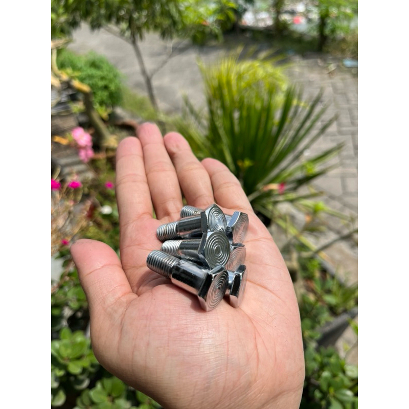 BAUT JAGANG SAMPING STADAR 1 HONDA GL MEGAPRO TIGER DLL BUBUT CNC CROM