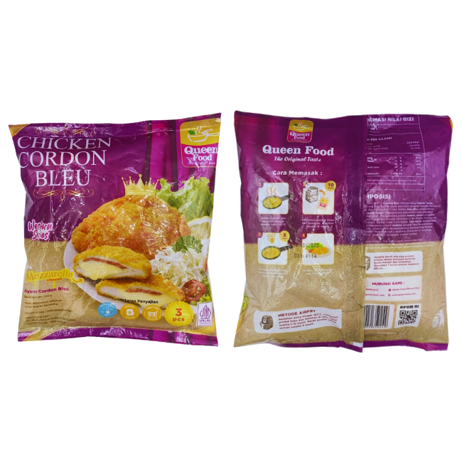 

(SMM) Queenfood Cordon Blue Cordon Bleu isi 3pcs 340gram