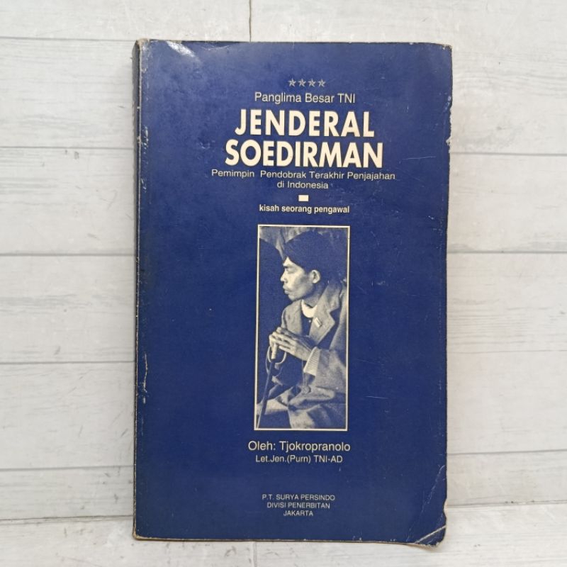 Panglima Besar TNI Jenderal Soedirman Tjokropranolo Buku