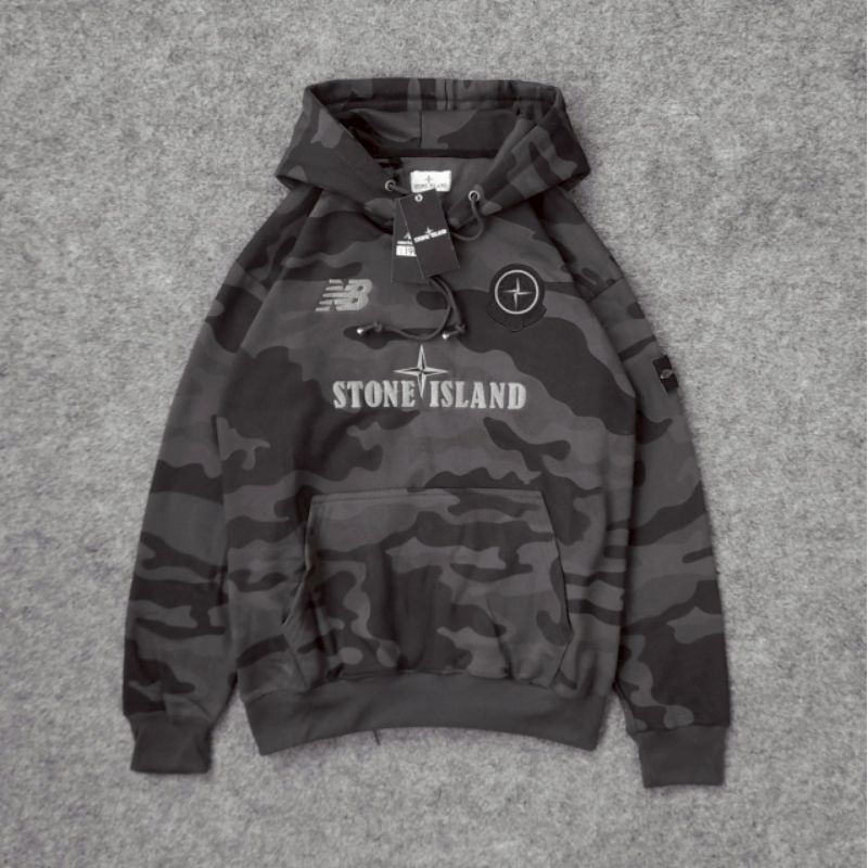 HOODIE JAKET STON ISLAN X NB CAMO FULLTAG