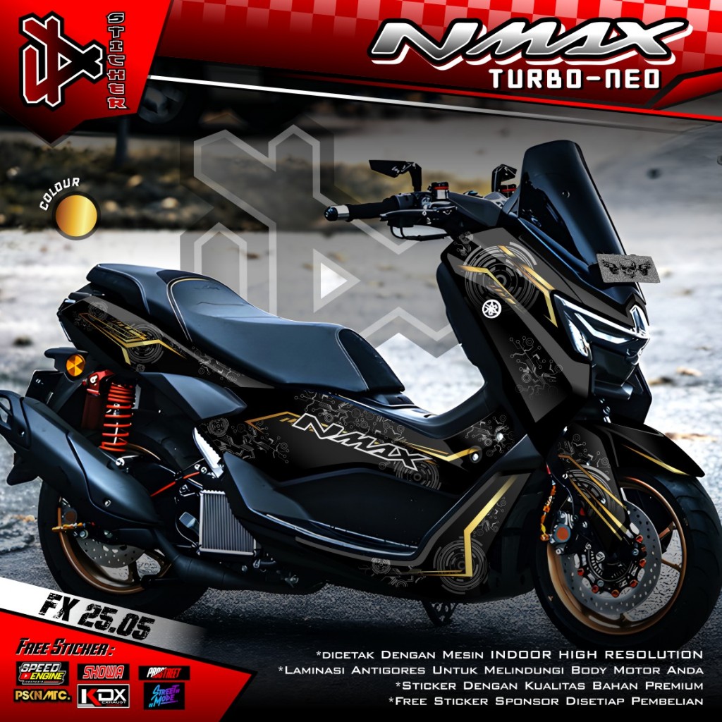 (COD) TERBARU Decal Stiker Motor Yamaha Nmax TURBO NEO S New 2024 2025 Full Body - Decal Modifikasi 