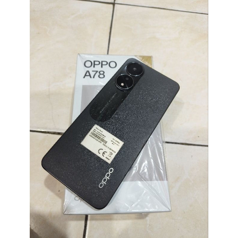 Oppo A78 ram 8/256 second